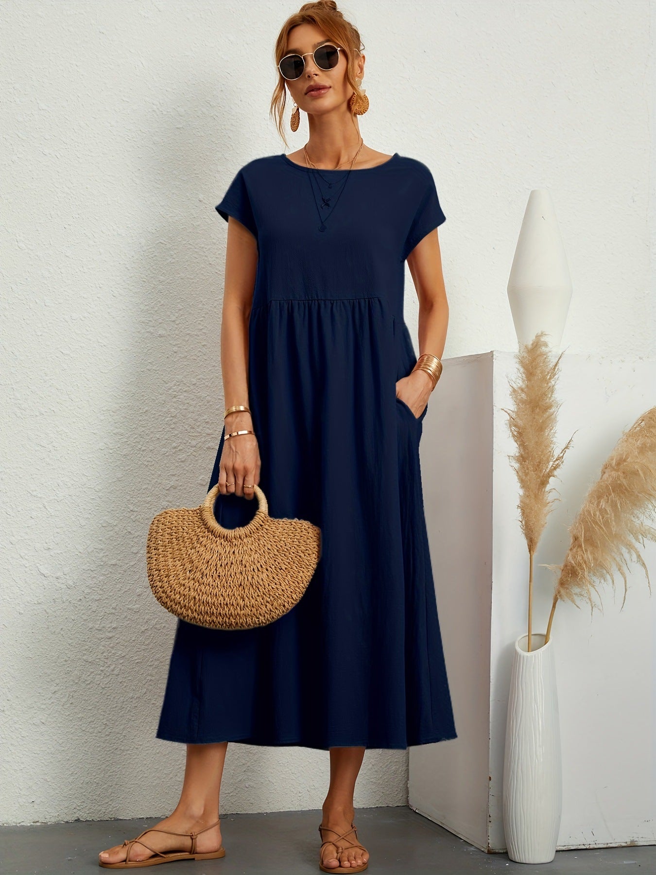 Robe Longue Élégance Naturelle
