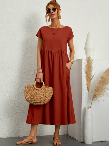 Robe Longue Élégance Naturelle