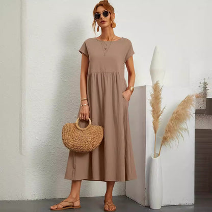 Robe Longue Élégance Naturelle